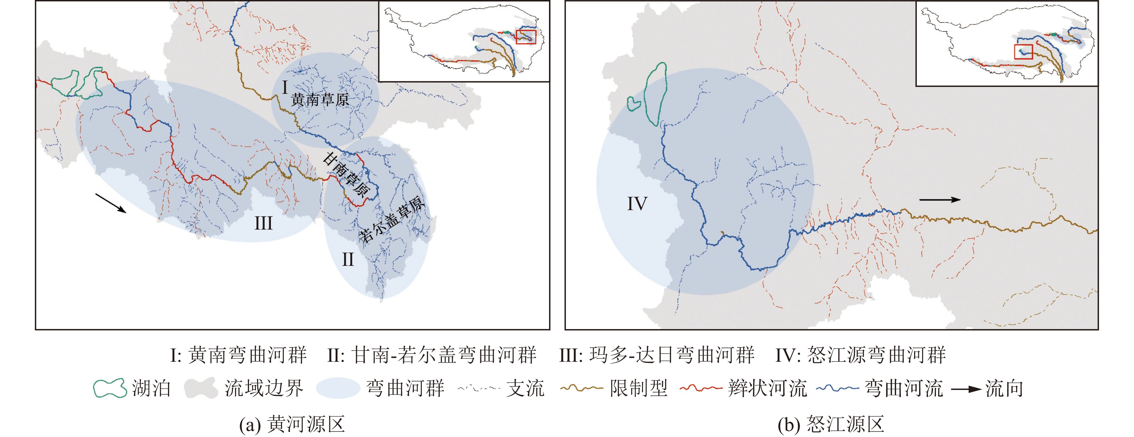 沙明 bt 青藏高原冲积河群空间分布及维持条件